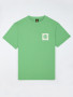 COMFORT FIT COLORBLOCK GREEN T-SHIRT