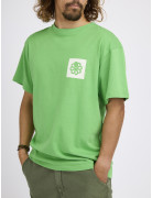 T-SHIRT CONFORT FIT COLORBLOCK GREEN