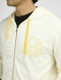 FRESH ROLLER COCONUT ZIP-UP HOODED SWEATSHIRT