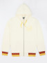 FRESH ROLLER COCONUT ZIP-UP HOODED SWEATSHIRT