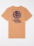 CLASSIC BIG LABEL CARAMEL T-SHIRT
