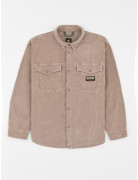 JIM JIM CAMEL VELOUR SHIRT