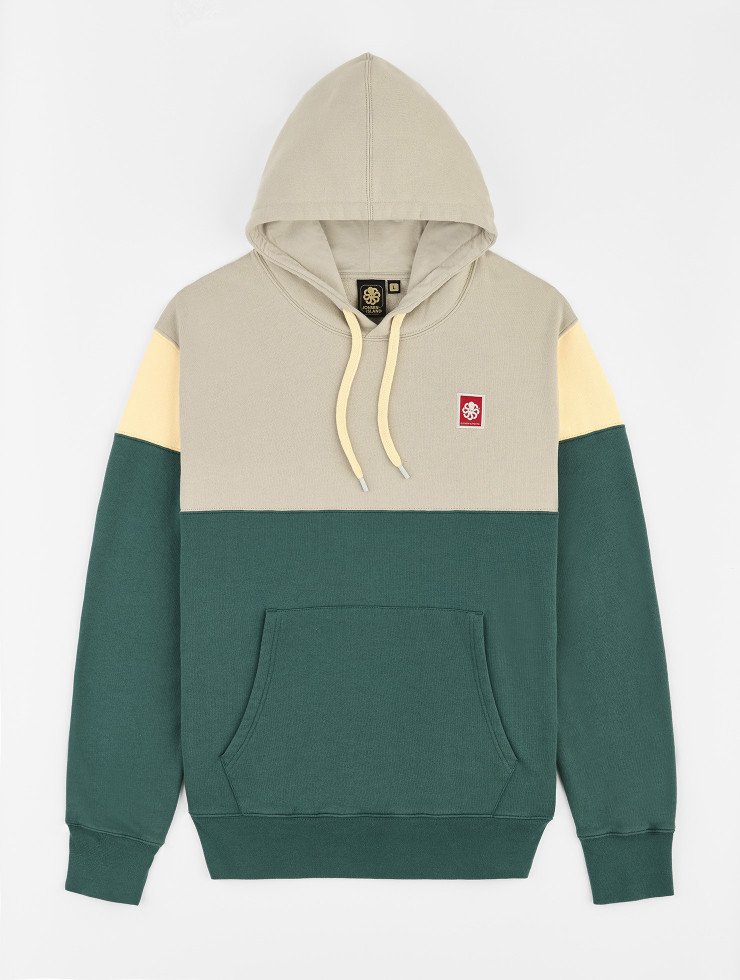 Classic 90s Look Green Hoodie Sweatshirt
