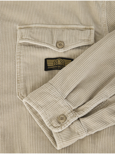 CHEMISE VELOURS JIM JIM PELICAN