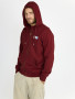 ZIP-UP HOODIE SWEATSHIRT "MORE COOL" IN SYRAH COLOR