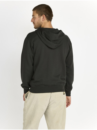 Sweatshirt Hoodie Zip More Cool Carbon Black