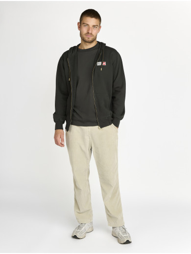 SWEAT SHIRT HOODIE ZIP MORE COOL CARBON BLACK