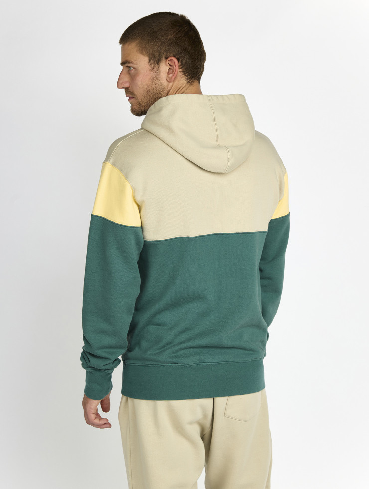 SWEAT SHIRT HOODIE CLASSIC 90 LOOK GREEN