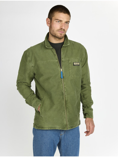 KAKI VALSA VALSA MOLESKINE ZIP JACKET