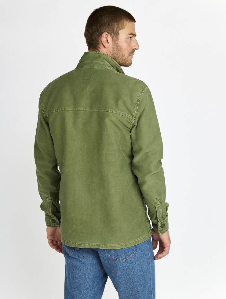 JACKET ZIP MOLESKINE VALSA VALSA KAKI