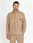 JIM JIM CAMEL VELOUR SHIRT