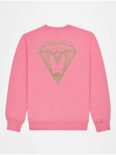 CLASSIC GUSTAVO DIAMOND COBRA PINK SWEATSHIRT