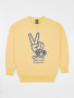 GUSTAVO COOL HANDS YELLOW COMFORT SWEATSHIRT