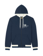 SWEAT-SHIRT HOODIE ZIPPE FLAG NAVY