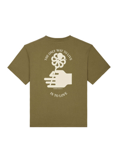 FLOWER LOVE IVY GREEN COMFORT T-SHIRT