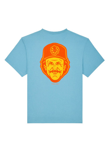 T-SHIRT CONFORT MOUSTACHE ADRIATIC BLUE