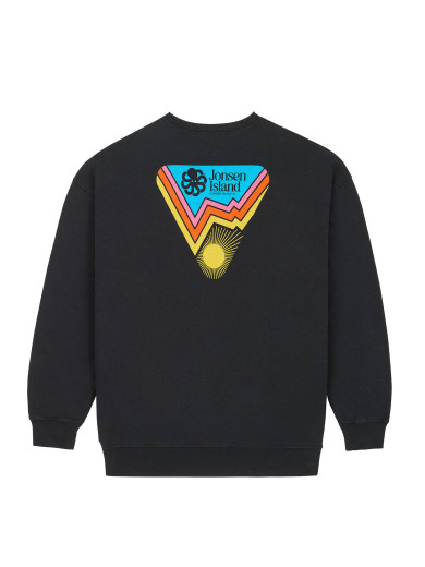 SWEAT-SHIRT CONFORT GUSTAVO SUNNY ALPS BLACK
