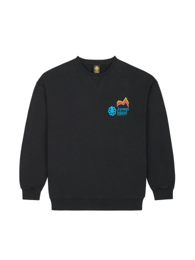 GUSTAVO SUNNY ALPS BLACK COMFORT SWEATSHIRT