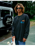 SWEAT-SHIRT CONFORT GUSTAVO SUNNY ALPS BLACK