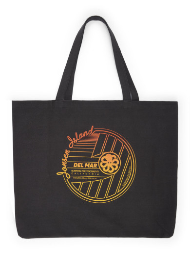 TOTE BAG BLACK FADED