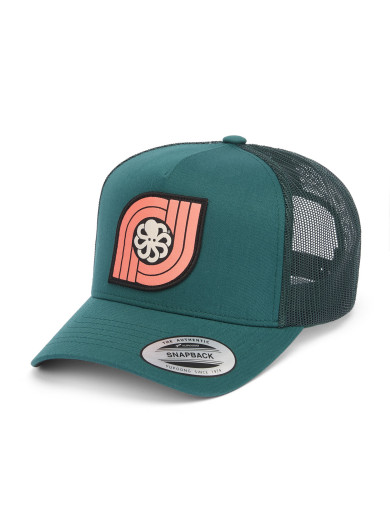 TRUCKER DOUBLE J  TEAL CORAL