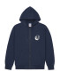 SWEAT HOODIE ZIPPE BIG 3D NAVY