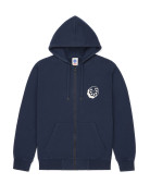 SWEAT HOODIE ZIPPE BIG 3D NAVY