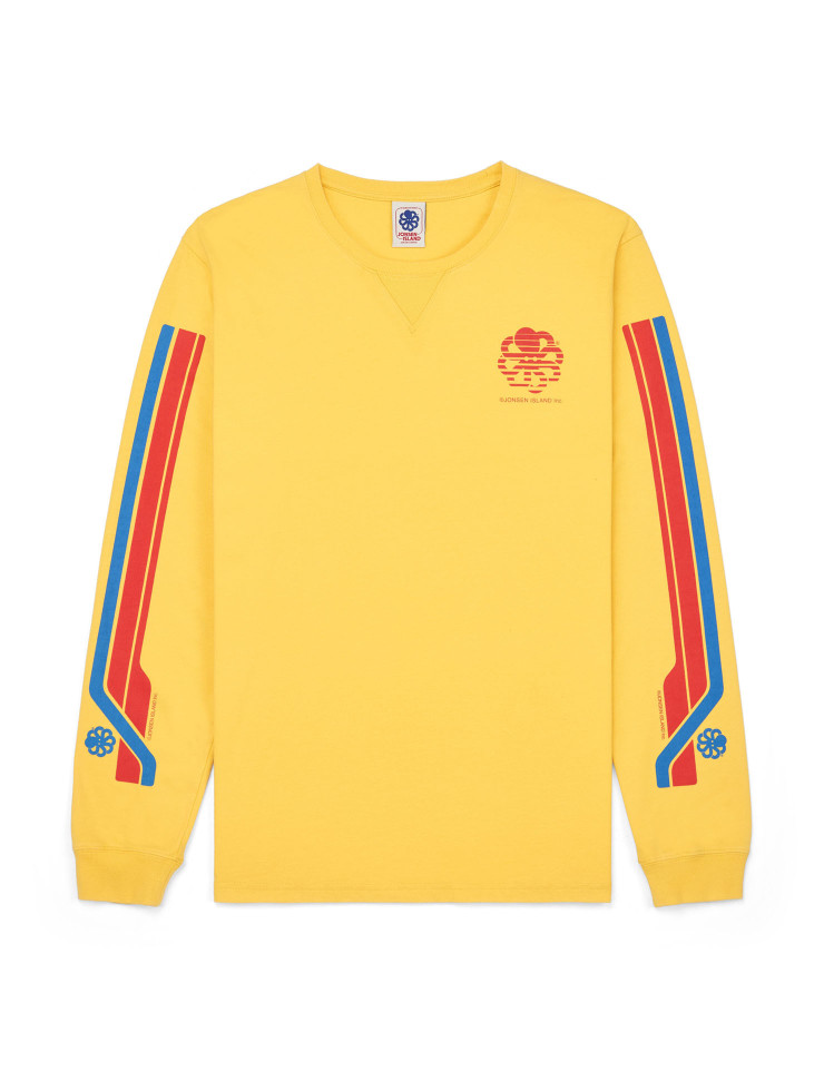 T-SHIRT LONG SLEEVES  TRUCKING YELLOW F/O