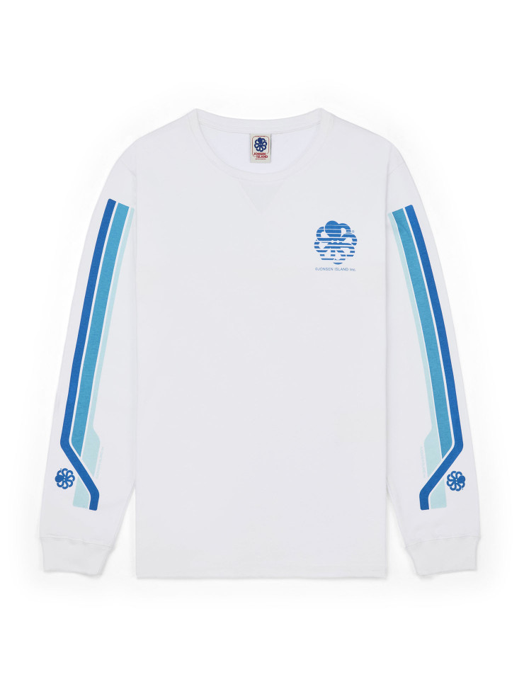 T-SHIRT LONG SLEEVES  TRUCKING WHITE