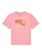 T-SHIRT CONFORT FAST BIRD PINK F/O