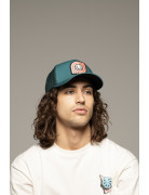 TRUCKER DOUBLE J  TEAL CORAL