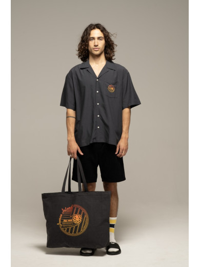 TOTE BAG BLACK FADED