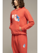 SWEAT HOODIE CLASSIC FAST BIRD RED F/O