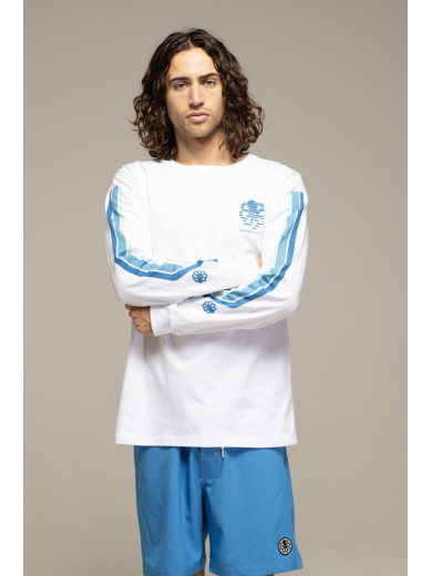 T-SHIRT LONG SLEEVES  TRUCKING WHITE