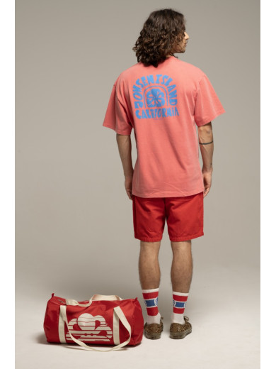 T-SHIRT CONFORT FAT LETTERS RED F/O