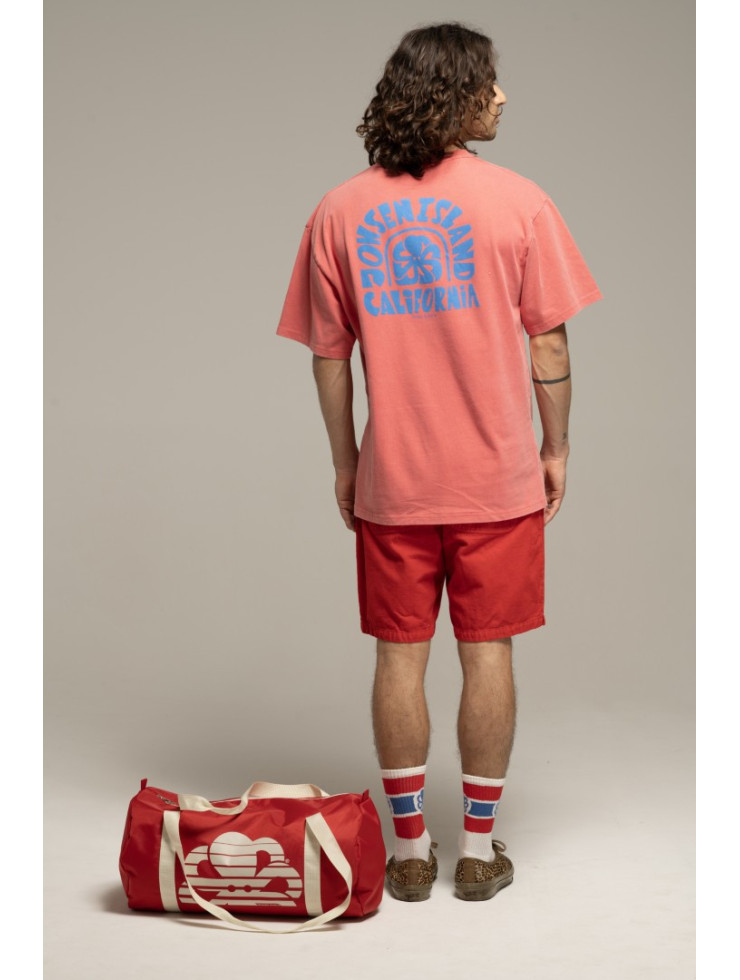 T-SHIRT CONFORT FAT LETTERS RED F/O