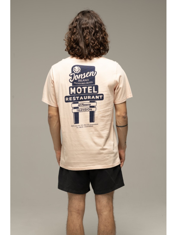 T-SHIRT CLASSIC MOTEL PEACH F/O