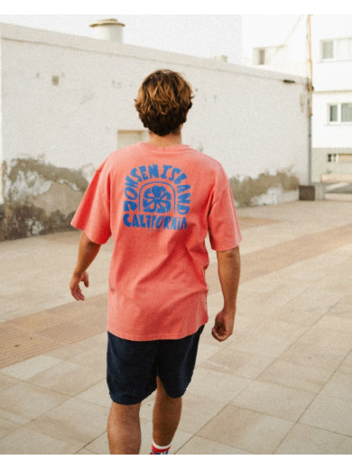 T-SHIRT CONFORT FAT LETTERS RED F/O