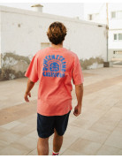 T-SHIRT CONFORT FAT LETTERS RED F/O