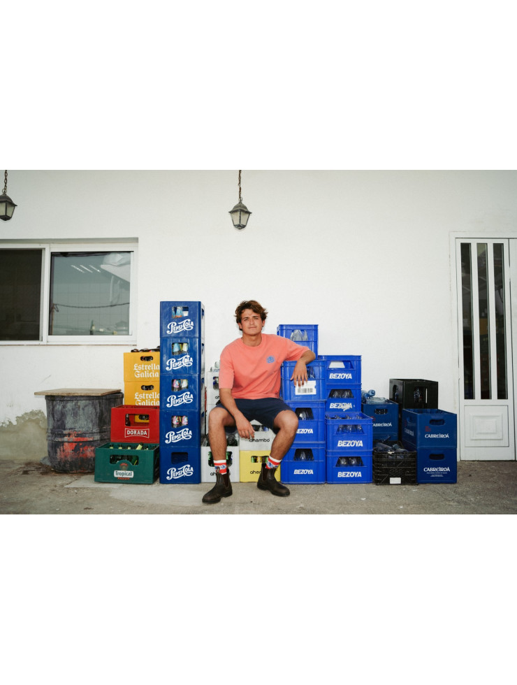 T-SHIRT CONFORT FAT LETTERS RED F/O