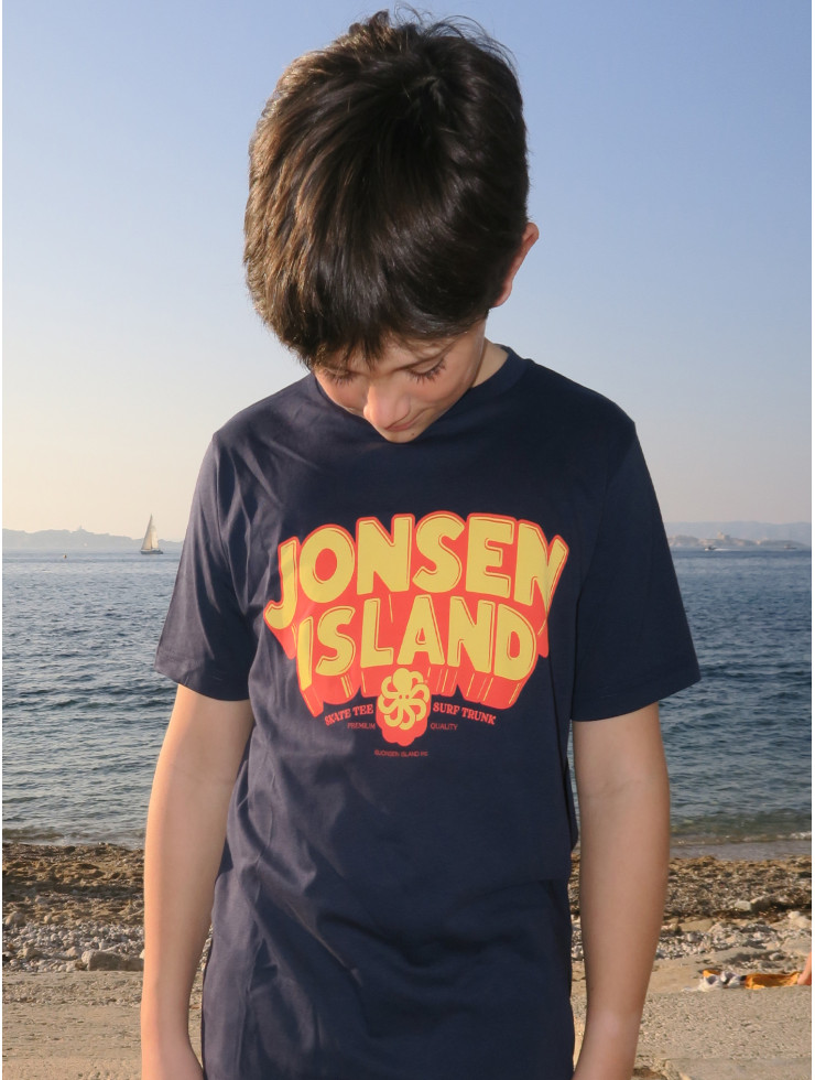 T-SHIRT CLASSIC KID SKATE NAVY