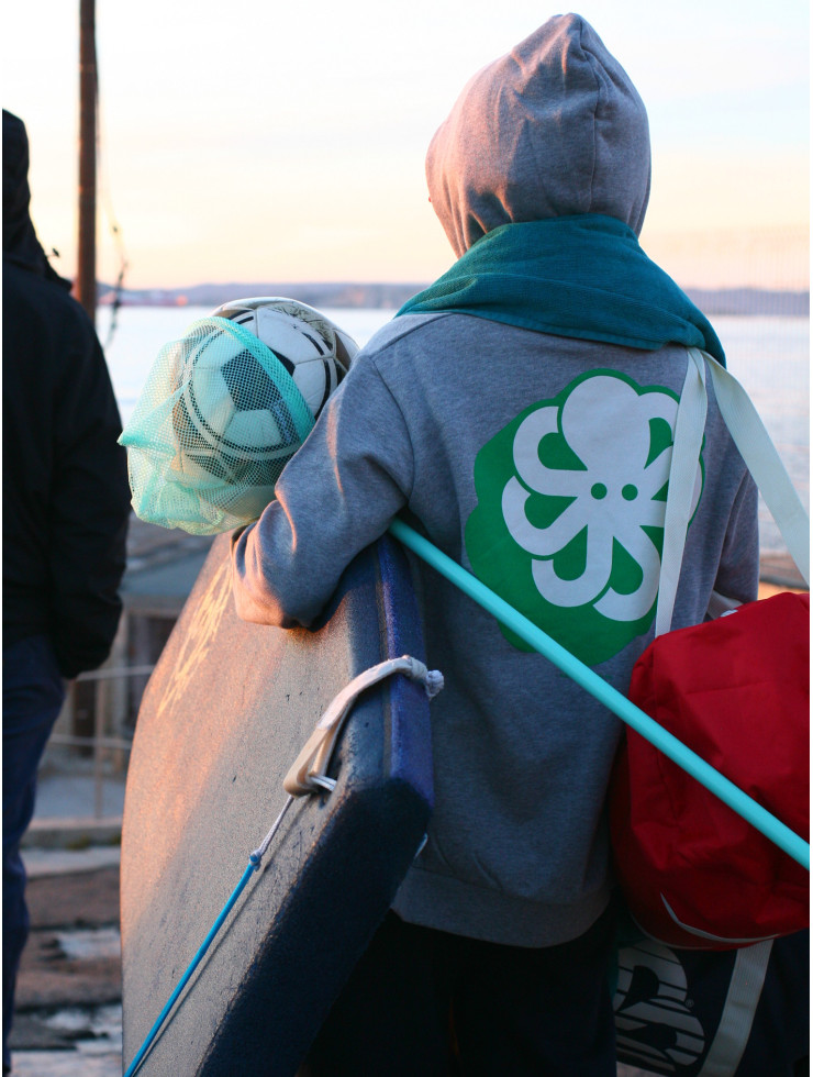 SWEAT HOODIE ZIP KID BIG 3D...