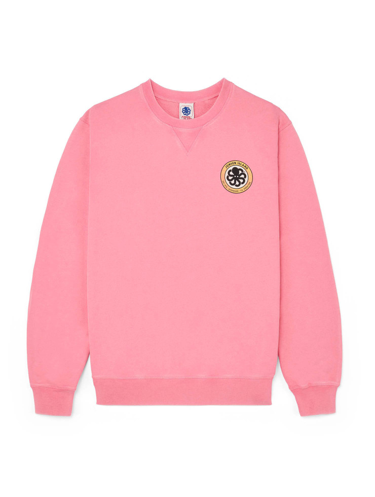 SWEAT GUSTAVO CLASSIC AUTHENTIC COEUR PINK F/O