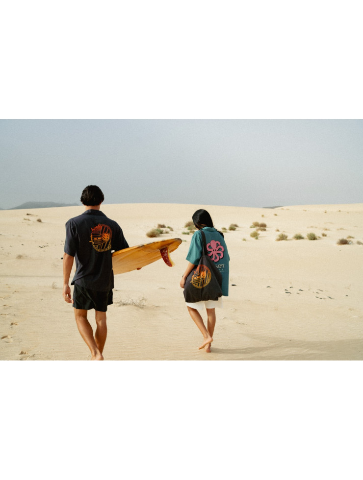 TOTE BAG BLACK FADED