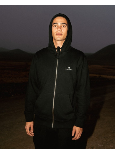 SWEAT HOODIE ZIPPE AUTHENTIC DIAMOND BLACK