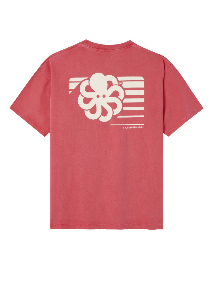 T-SHIRT CONFORT TV SCREEN RED F/O