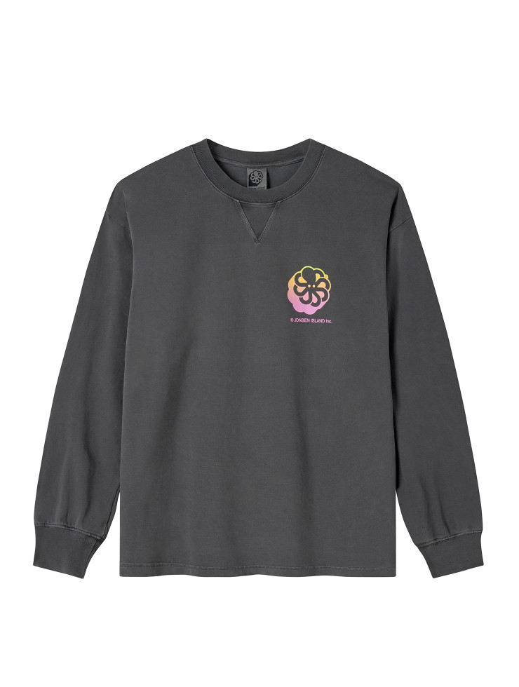 T-SHIRT LONG SLEEVES  TV SCREEN BLACK F/O