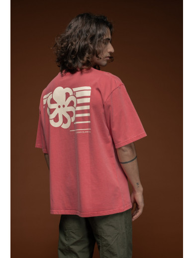 T-SHIRT CONFORT TV SCREEN RED F/O