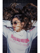 T-SHIRT LONG SLEEVES  TOTALLY MIX WHITE