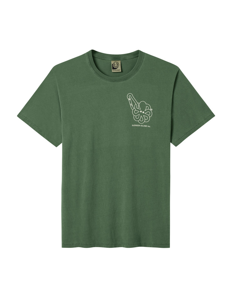 T-SHIRT CLASSIC HIKING CREW GREEN F/O